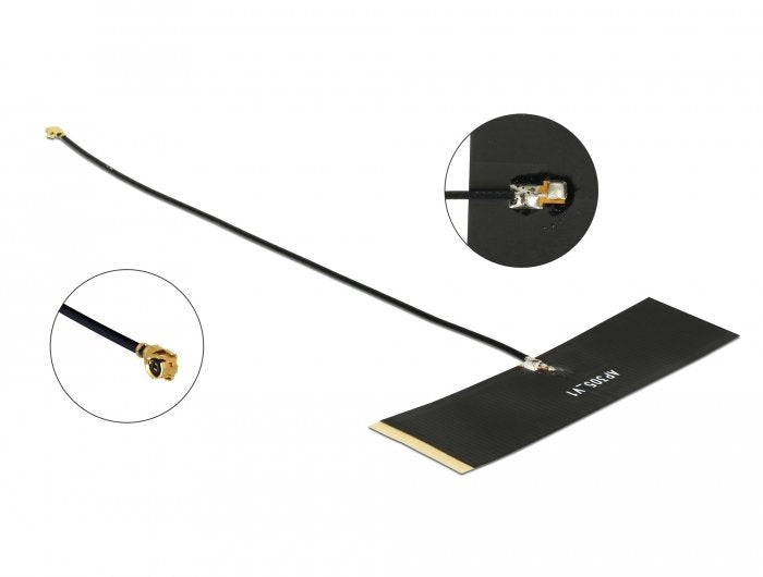 EAN 4043619125395 - DeLOCK TETRA antena para red MHF 0 dBi imagen 1