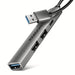 EAN 8595247909329 - Axagon HUB USB HUE-STA, 4x USB ALU STRIP hub, 1x USB-A 5Gbps, 2x USB-A & 1x USB-C 480Mbps, kabel USB-A 12 imagen 1