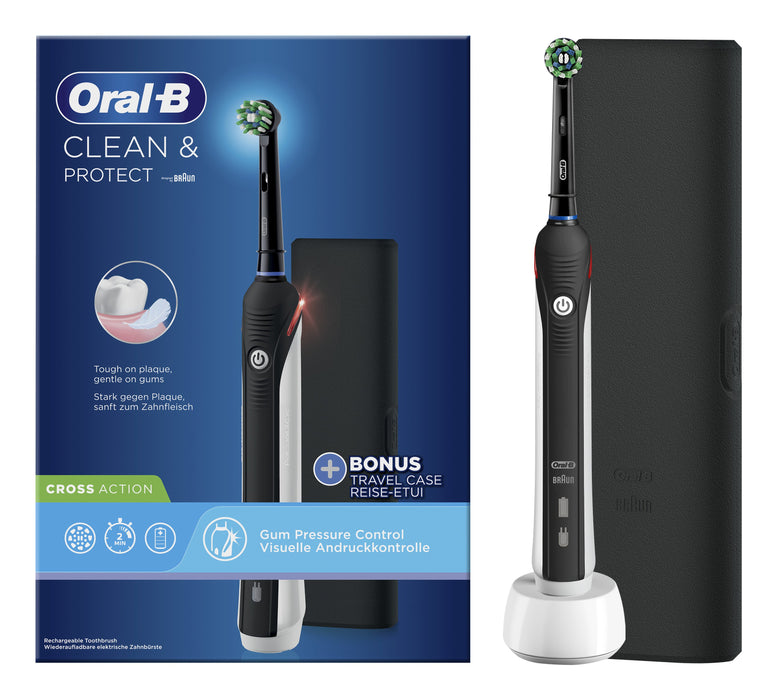 EAN 4210201399506 - Oral-B Clean & Protect Adulto Cepillo dental giratorio Negro imagen 1