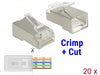 EAN 4043619864546 - DeLOCK 86454 conector RJ-45 Transparente imagen 1