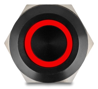 EAN 4043619220151 - DeLOCK 22015 interruptor eléctrico Interruptor pulsador Negro, Rojo imagen 3