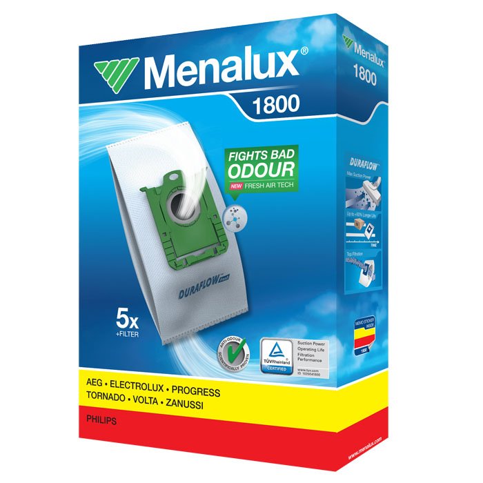 EAN 7319599031726 - Menalux 1800 Bolsa para el polvo Aspiradora cilíndrica imagen 2