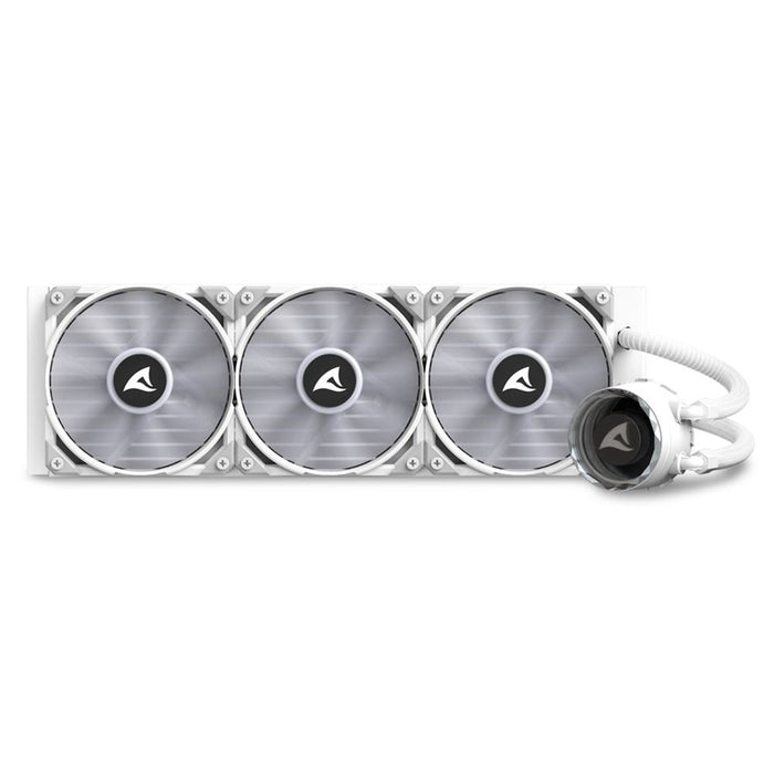 EAN 4044951038619 - Sharkoon S90 Procesador Sistema de refrigeración líquida todo en uno 12 cm Blanco 1 pieza(s) imagen 8