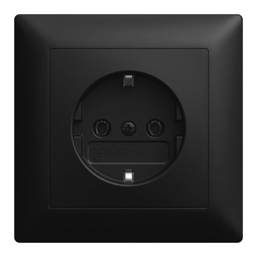 EAN 4011395360569 - Busch-Jaeger 2CKA002011A6345 placa de pared y cubierta de interruptor Negro imagen 1