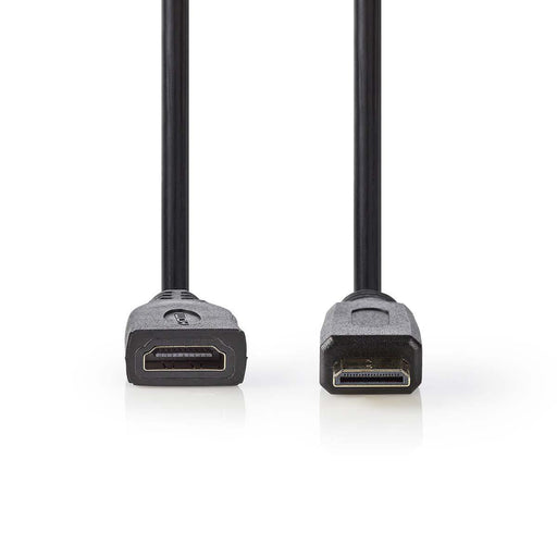 EAN 5412810269709 - Nedis CVGP34590BK02 cable HDMI 0,2 m HDMI Type C (Mini) HDMI tipo A (Estándar) Negro imagen 2