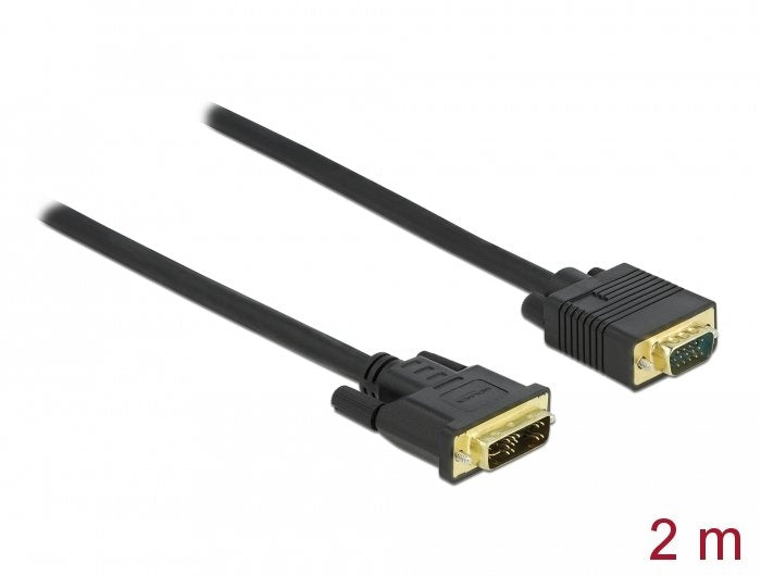 EAN 4043619867493 - DeLOCK 86749 adaptador de cable de vídeo VGA (D-Sub) Negro imagen 2