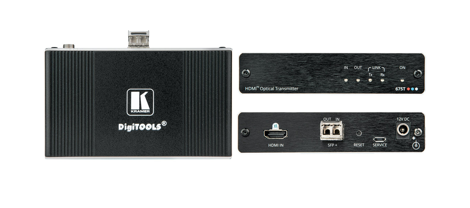 EAN 7291063093600 - Kramer Electronics 675R/T Transmisor y receptor de señales AV Negro imagen 3