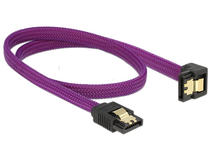 EAN 4043619836963 - DeLOCK 83696 cable de SATA 0,5 m Púrpura imagen 2