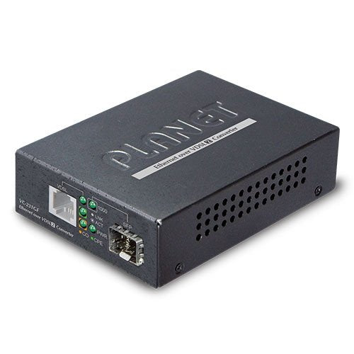 EAN 4711605284271 - PLANET VC-231GF convertidor de medio 1000 Mbit/s Negro imagen 1