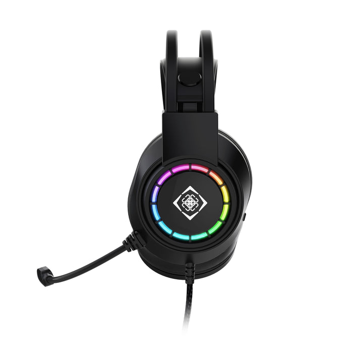 EAN 7333048064820 - Deltaco Gaming GAM-168 auricular y casco Auriculares Alámbrico Diadema Juego USB tipo A Negro imagen 3