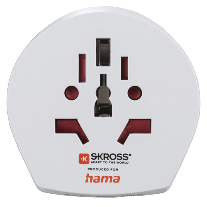 EAN 4047443491428 - Hama World Travel Pro Light USB adaptador de enchufe eléctrico Universal Blanco imagen 5