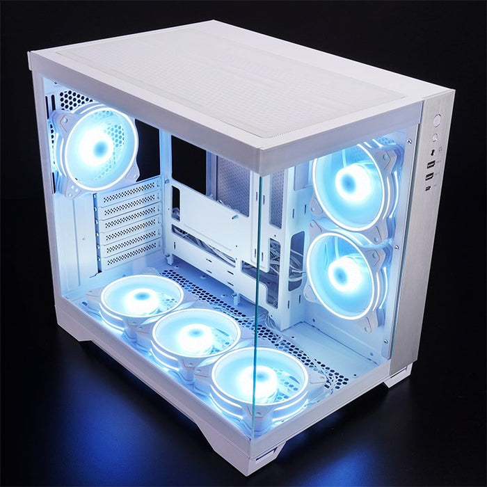 EAN 753263079145 - Chieftec GM-30W-TG-OP carcasa de ordenador Cubo Blanco imagen 12