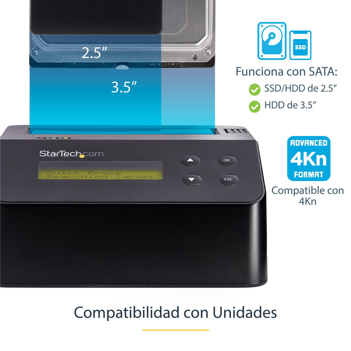 EAN 65030866835 - StarTech.com SDOCK1EU3P2 duplicador de datos y soporte Duplicador de HDD/ SSD (discos duros/unidades de est imagen 9