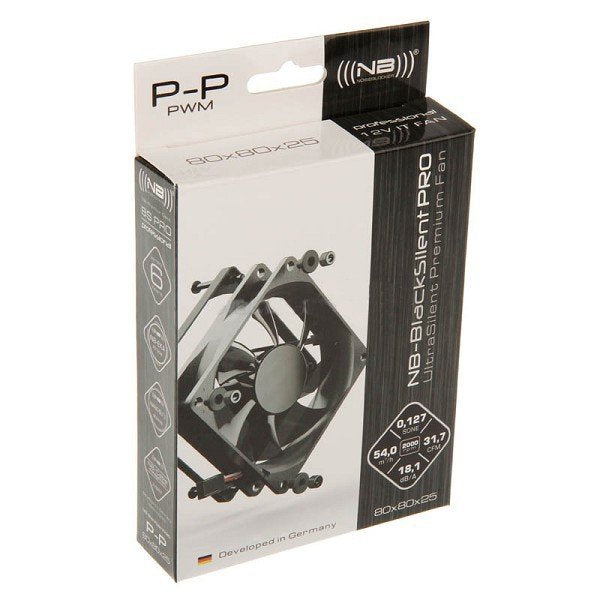 EAN 4250051906226 - Noiseblocker BlackSilentPro P-P Carcasa del ordenador Ventilador 8 cm Negro imagen 1