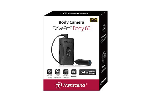 EAN 0760557840688 - Transcend DrivePro Body 60 Full HD Wifi Batería Negro imagen 3