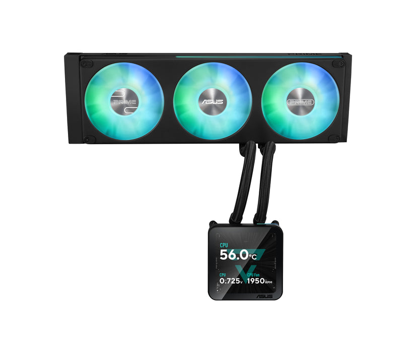 EAN 4711636382526 - ASUS PRIME SLC II 360 ARGB LCD Procesador Sistema de refrigeración líquida todo en uno 12 cm Negro 1 piez imagen 8