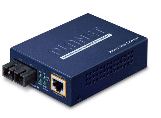 EAN 4711213686221 - PLANET FTP-802 convertidor de medio 100 Mbit/s 1310 nm Multimodo Azul imagen 1