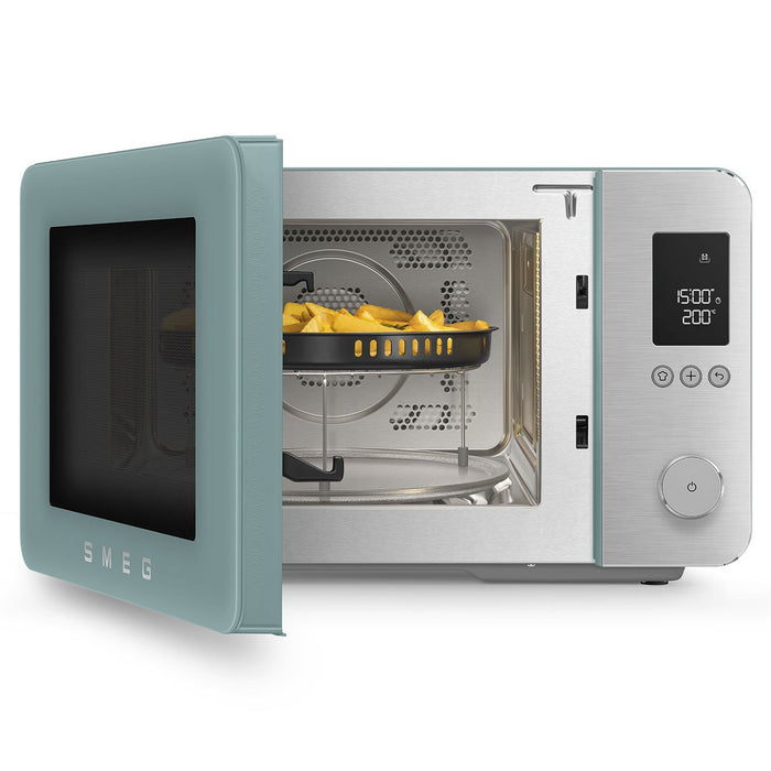 EAN 8017709356613 - Smeg MOC02EGMEU microondas Verde Microondas combinado Encimera 27 L 1450 W imagen 13