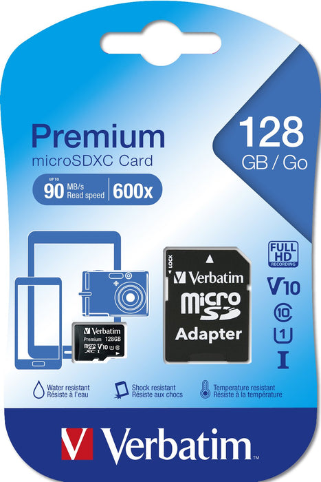EAN 0023942440857 - Verbatim Premium 128 GB MicroSDXC UHS-I Clase 10 imagen 3