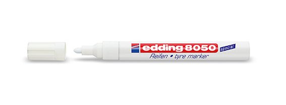 EAN 4004764784448 - Edding 8050 marcador permanente Blanco 1 pieza(s) imagen 1