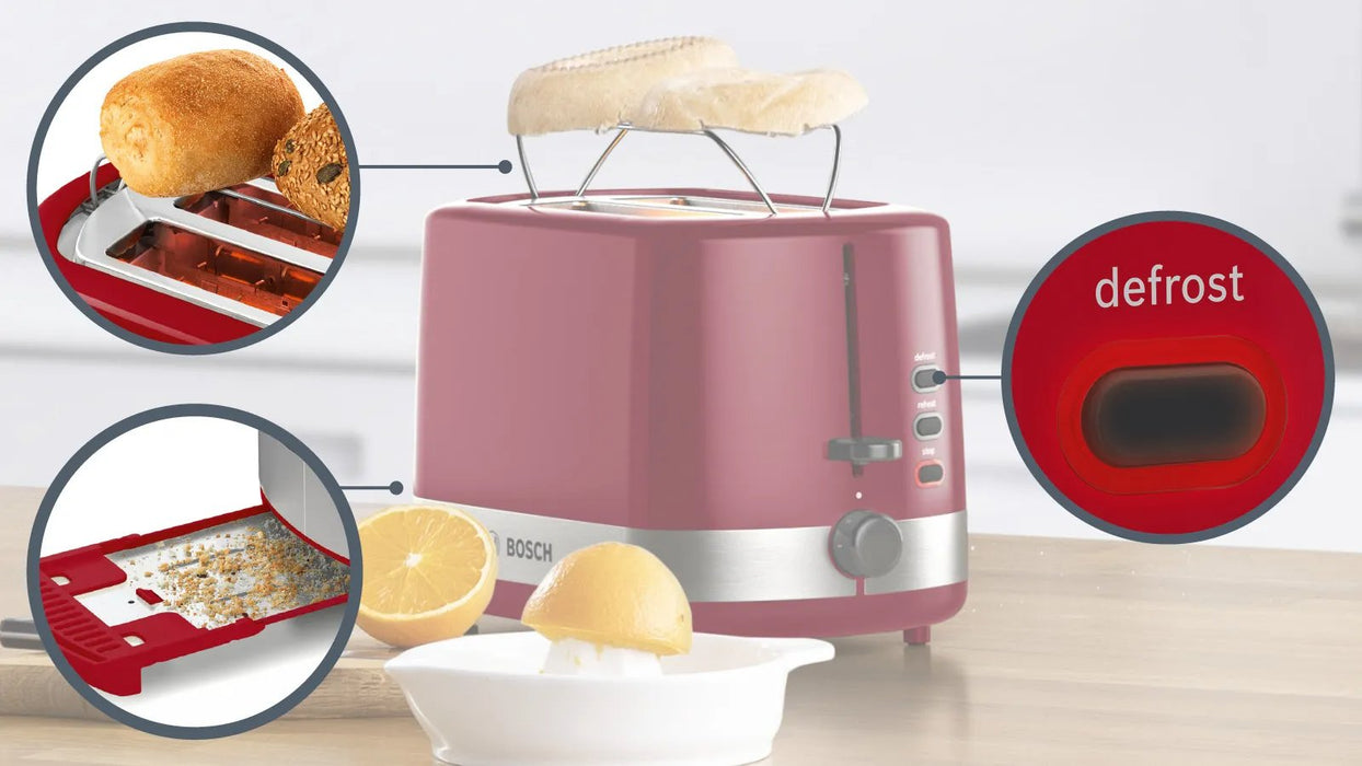 EAN 4242005369805 - Bosch TAT6A514 tostadora 2 rebanada(s) 800 W Rojo imagen 7