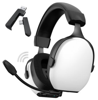 EAN 3700104434400 - Spirit of Gamer XPERT H1400 Auriculares Inalámbrico Diadema Juego USB Tipo C Bluetooth Blanco, Negro imagen 2
