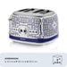 EAN 8003705122918 - Ariete 0156/0C 6 4 rebanada(s) 1630 W Blanco, Azul claro imagen 3