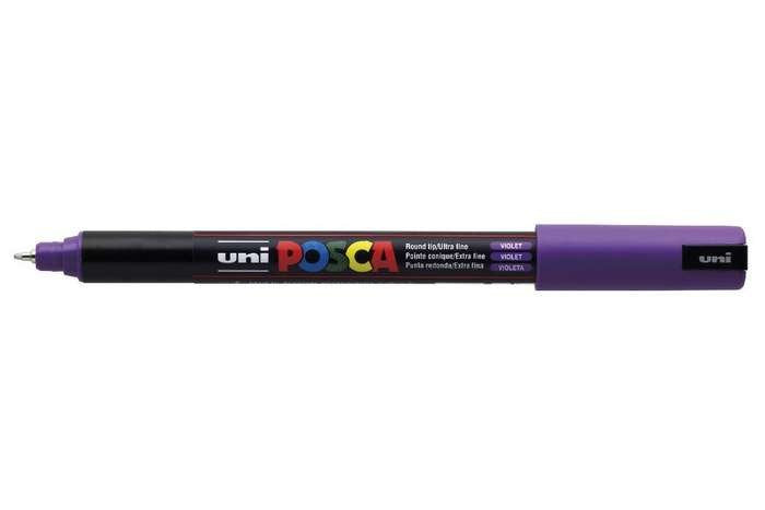 EAN 4902778089835 - POSCA uni PC-1MR marcador 1 pieza(s) Punta redonda Violeta imagen 1