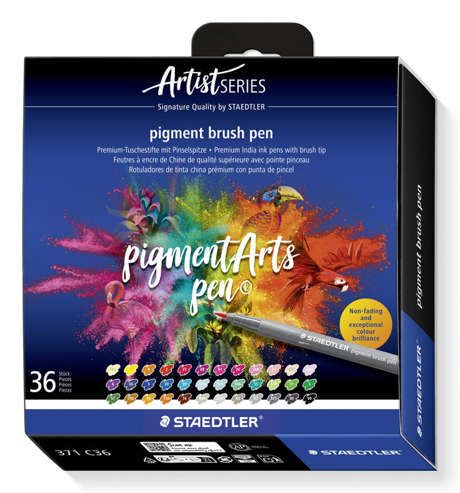 EAN 4007817096932 - Staedtler Pigment Arts Brush Pen rotulador Multicolor 36 pieza(s) imagen 1