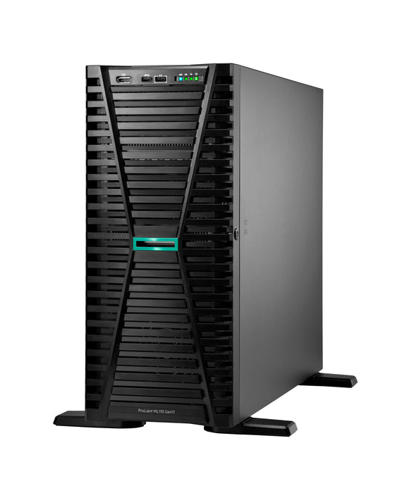 EAN 4549821647576 - HPE ProLiant ML110 Gen11 4514Y 2.0GHz 16c 1P 2x32GB-R 8SFF MR408i-o 2x480GB SSD 2x1000W PS EU Server serv imagen 1