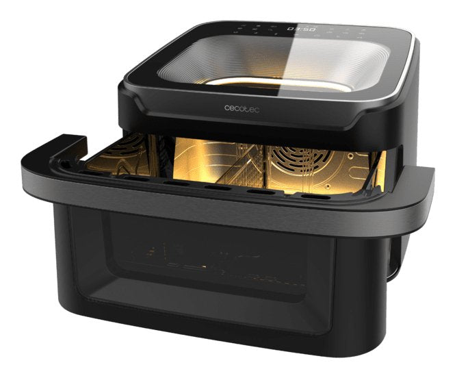 EAN 8447420197590 - Cecotec Cecofry Advance 10000 Full Vision Doble 10 L Independiente 2200 W Freidora de aire caliente Negro imagen 5