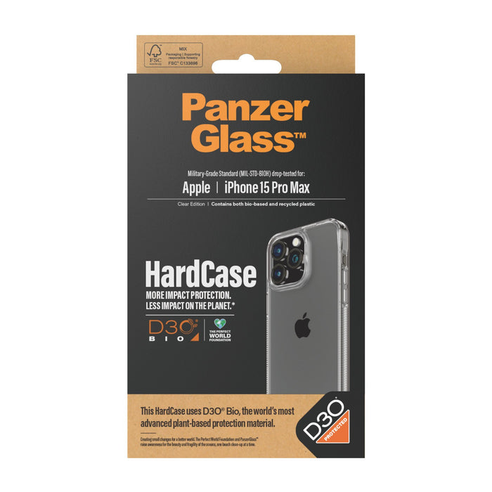EAN 5711724011757 - PanzerGlass ® HardCase Transparent w. D3O® iPhone 15 Pro Max funda para teléfono móvil Transparente imagen 3