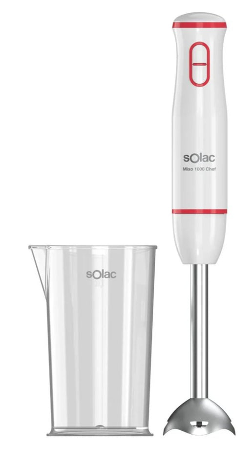 EAN 8433766160725 - Solac Mixo 1000 Batidora de inmersión 1000 W Rojo, Blanco imagen 1