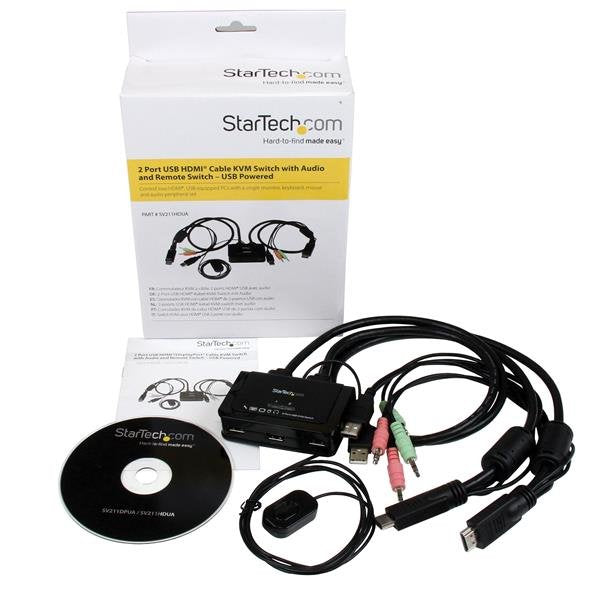 EAN 0065030851060 - StarTech.com SV211HDUA interruptor KVM Negro imagen 6
