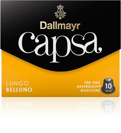 EAN 4008167010500 - Dallmayr ESPRESSO BELLUNO Cápsula de café 10 pieza(s) imagen 1
