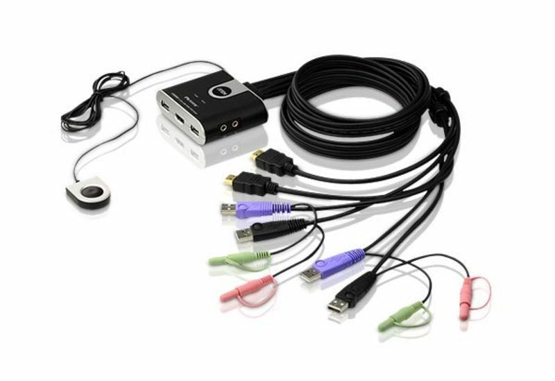 EAN 0672792002182 - ATEN CS692-AT interruptor KVM Negro imagen 1
