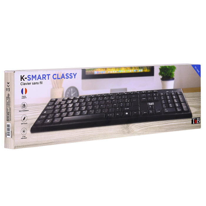 EAN 3303170098240 - T'nB KBWBK teclado Universal RF inalámbrico AZERTY Francés Negro imagen 4