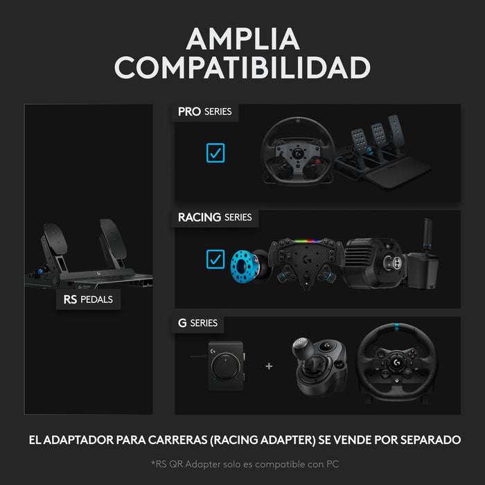 EAN 5099206131736 - Logitech G RS Pedals Negro USB Analógico PC imagen 10