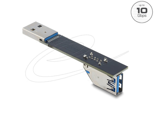 EAN 4043619674220 - DeLOCK 67422 cambiador de género para cable Type-A Negro imagen 1