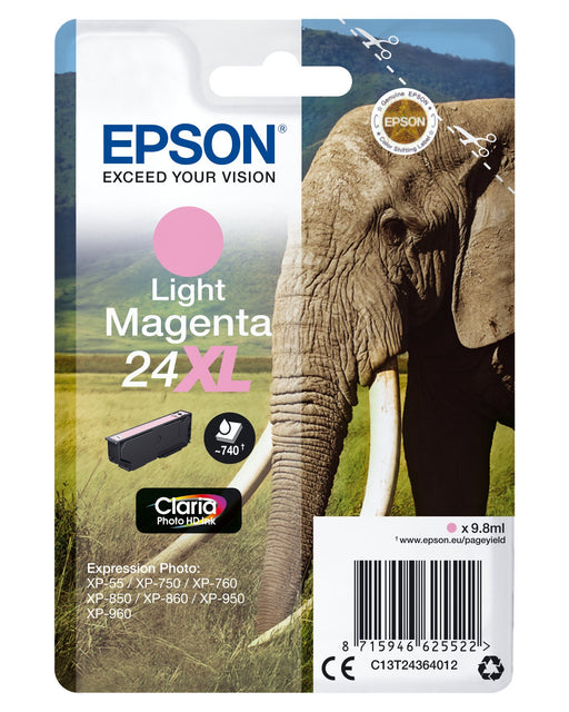 EAN 8715946625522 - Epson Elephant C13T24364012 cartucho de tinta 1 pieza(s) Original Alto rendimiento (XL) imagen 1