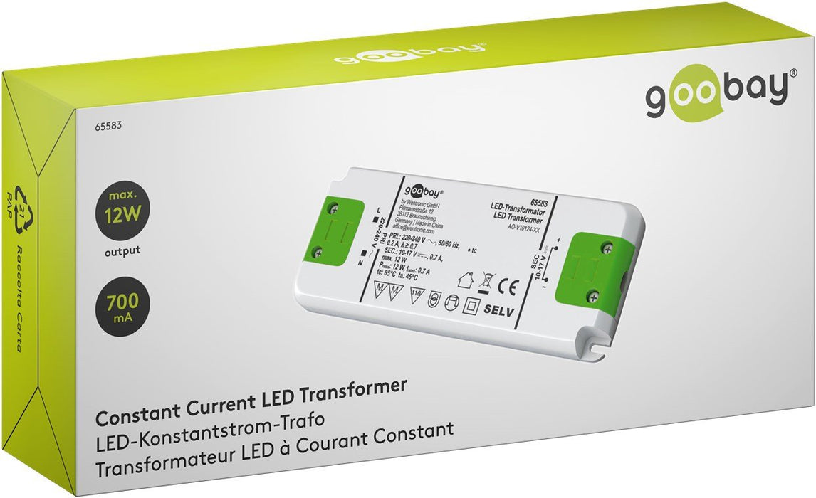 EAN 4040849655838 - Goobay 65583 transformador de corriente Blanco, Verde 0,7 A imagen 7
