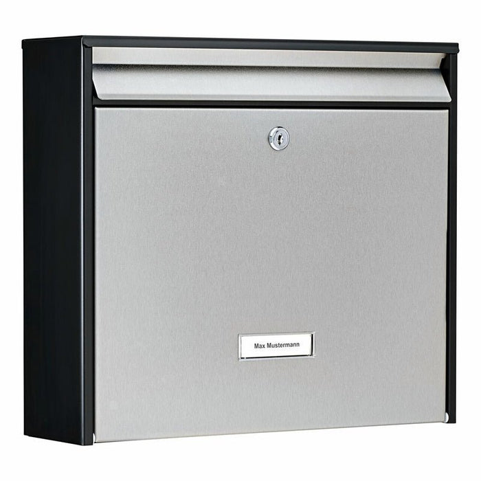 EAN 4003482614808 - BURG-WÄCHTER Oxford 6877 B+S mailboxes Negro, Acero inoxidable Buzón de correos para montaje en pared Ace imagen 2