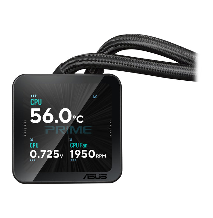 EAN 4711636382526 - ASUS PRIME SLC II 360 ARGB LCD Procesador Sistema de refrigeración líquida todo en uno 12 cm Negro 1 piez imagen 3
