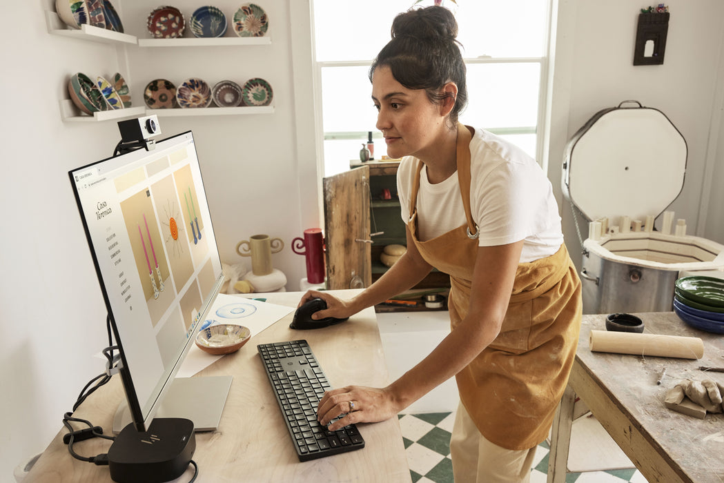 EAN 0196188160459 - HP 455 Programmable Wireless Keyboard teclado Hogar RF inalámbrico Negro imagen 8