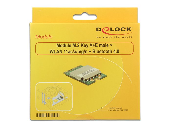 EAN 4043619952540 - DeLOCK 95254 adaptador y tarjeta de red WLAN / Bluetooth 433,3 Mbit/s imagen 2