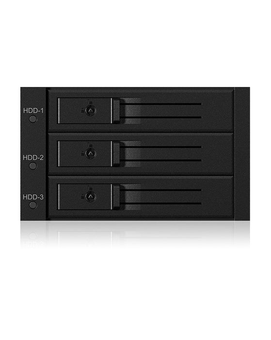EAN 4250078161394 - ICY BOX IB-563SSK 2x 5,25" Bandeja para disco duro Negro imagen 8
