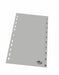 EAN 4005546665580 - Durable 6511-10 Separador numérico con pestaña Polipropileno (PP) Gris imagen 2