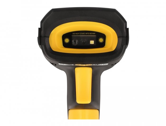 EAN 4043619905867 - DeLOCK 90586 lector de código de barras Lector de códigos de barras portátil 1D/2D CMOS Negro, Amarillo imagen 3