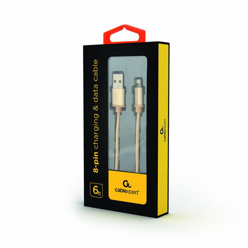EAN 8716309101080 - Cablexpert CCB-MUSB2B-AMLM-6-G cable de conector Lightning 1,8 m Oro imagen 2