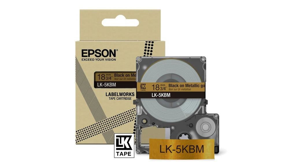 EAN 8715946713823 - Epson LK-5KBM Negro, Oro imagen 1
